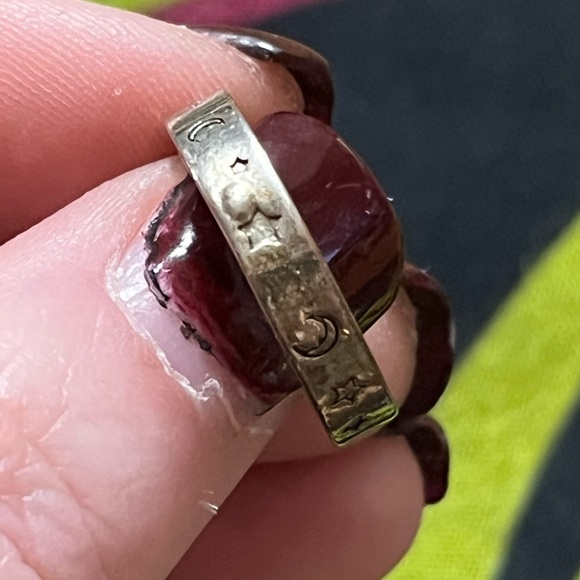 VTG Whimsigoth Celestial Sterling Silver 925 Size 5 3/4 Ring - Picture 4 of 6